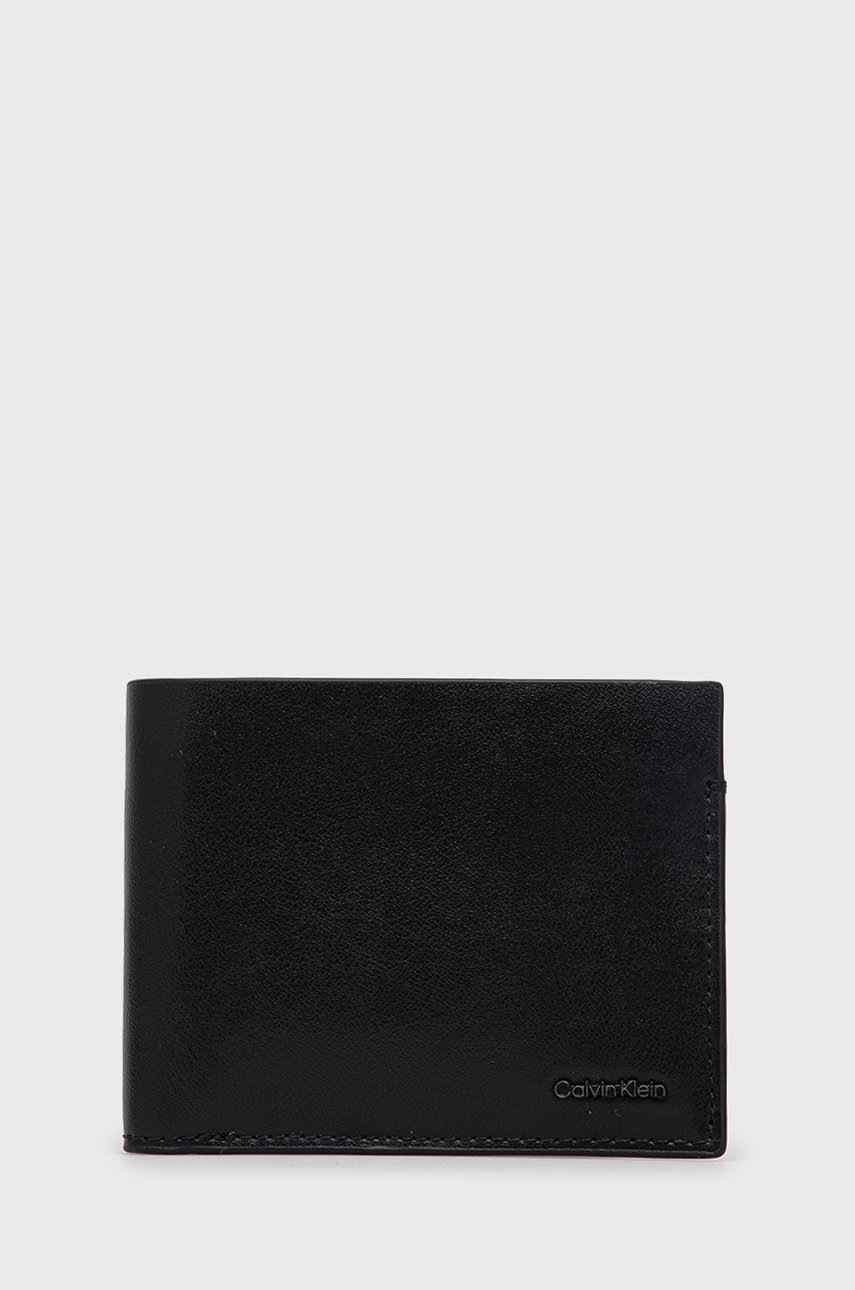 

Портфейл Calvin Klein мъжки в черно, Черен