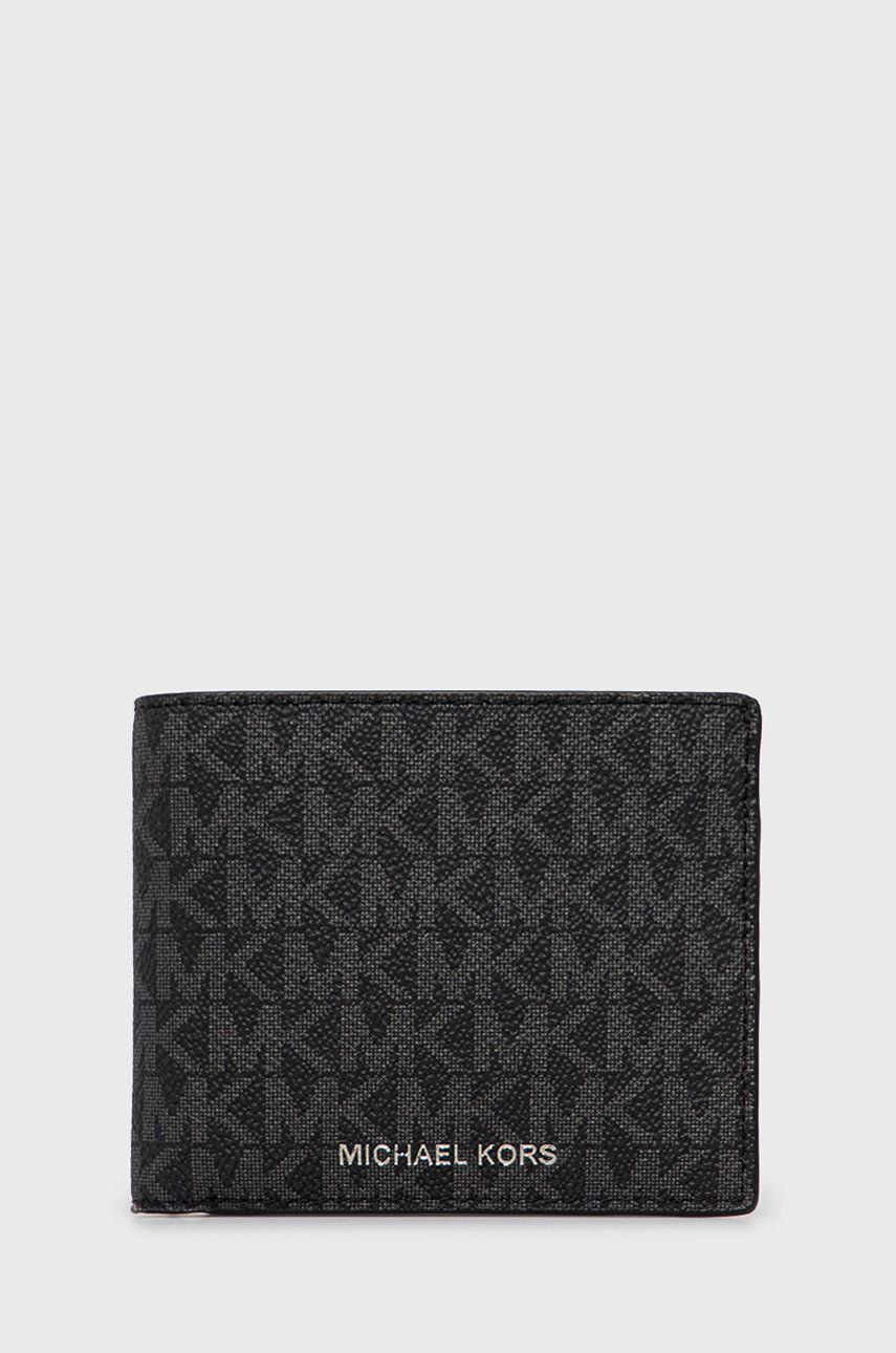 Michael Kors portofel barbati, culoarea negru