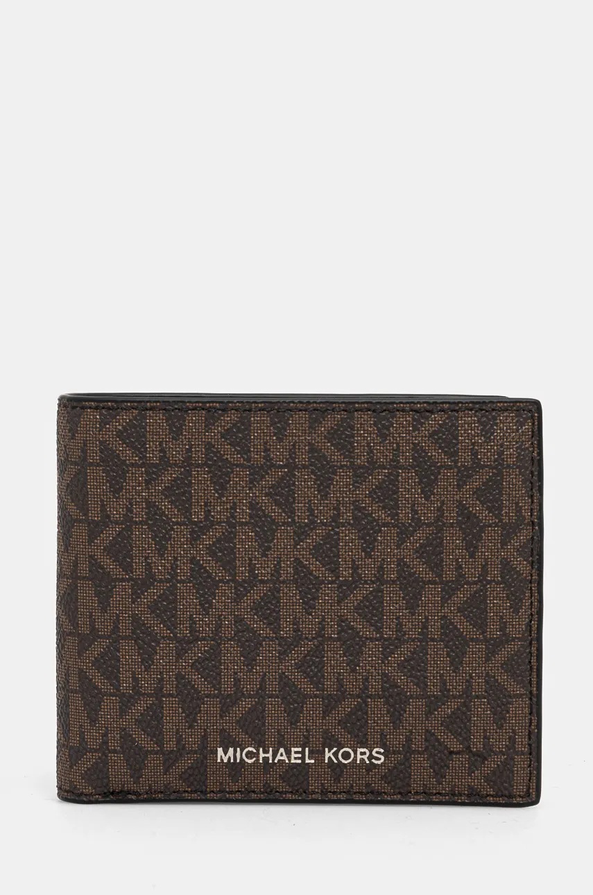 

Портмоне Michael Kors мъжки в кафяво, Кафяв