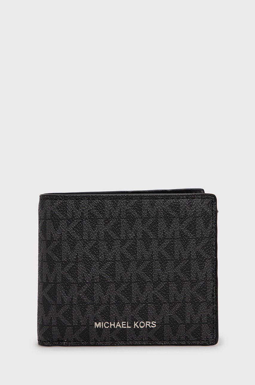 Michael Kors portofel barbati, culoarea negru