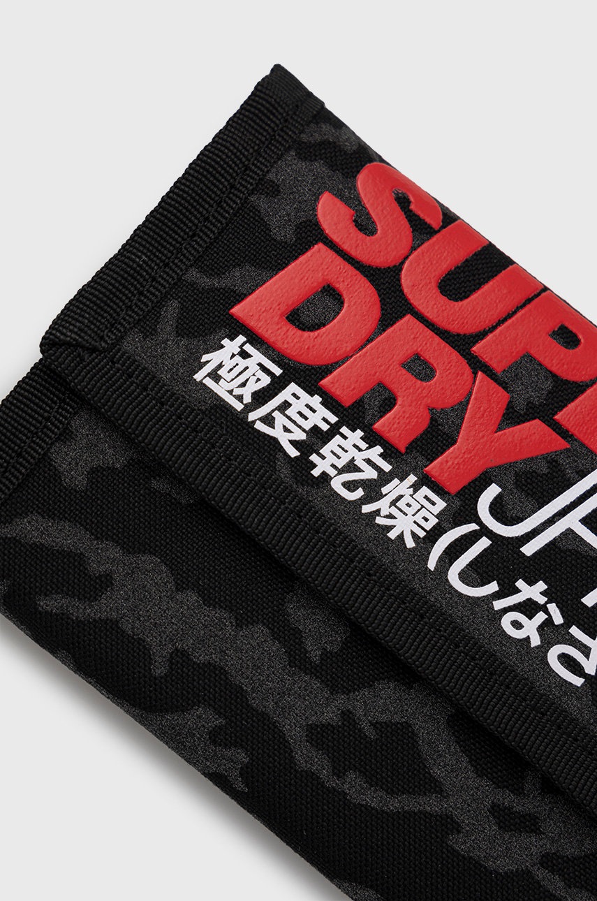

Кошелек Superdry мужской цвет чёрный