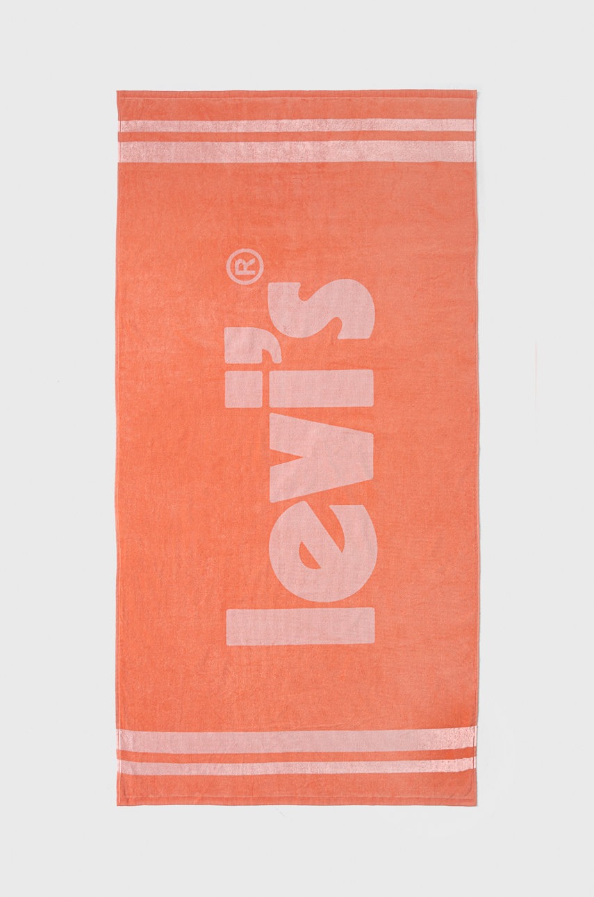 

Памучна кърпа Levi's в оранжево, Оранжев