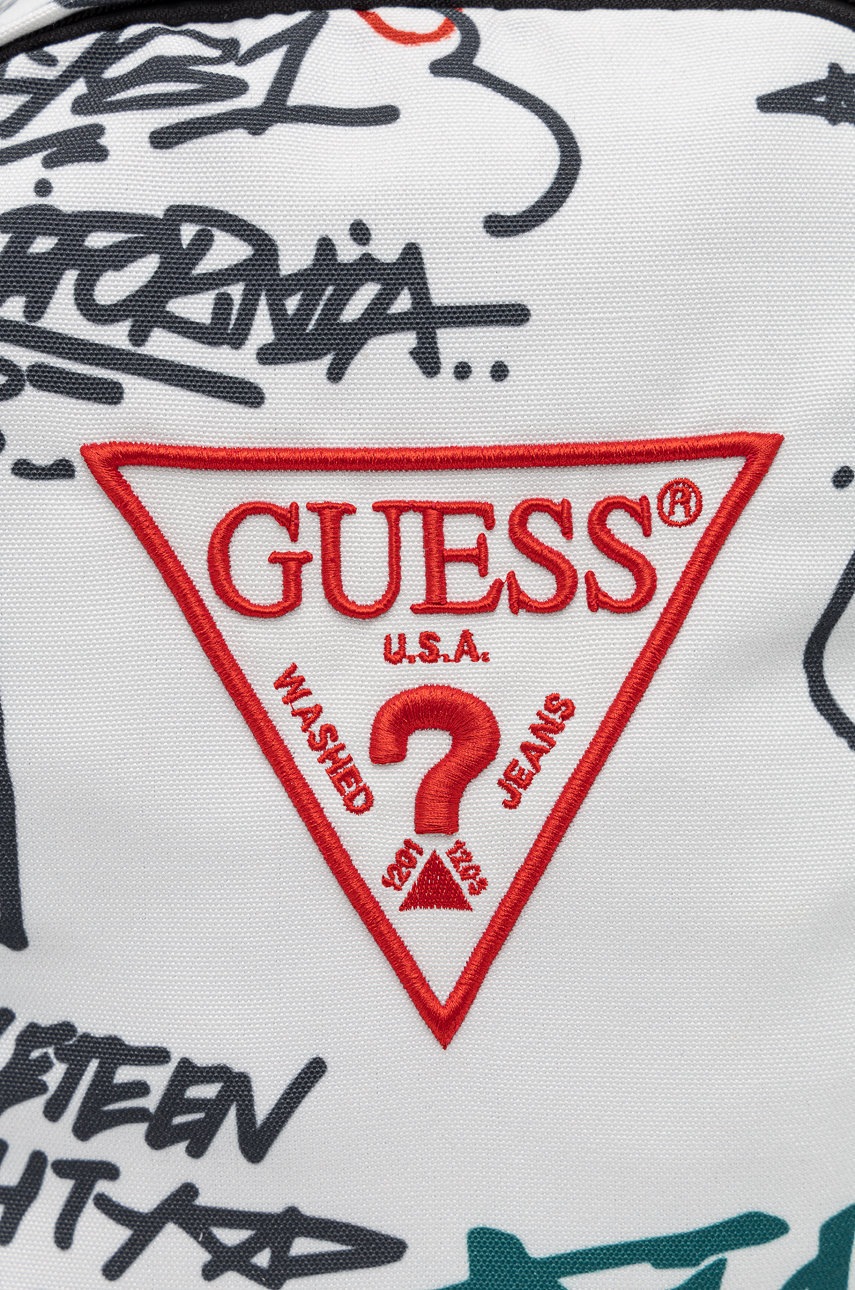 

Рюкзак Guess колір білий великий візерунок