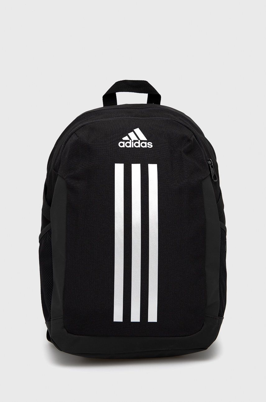 Adidas plecak dziecięcy kolor czarny duży z nadrukiem