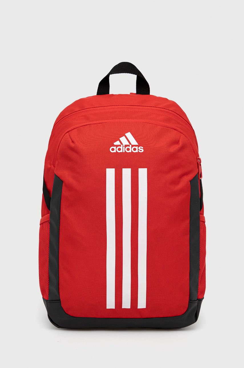 Adidas plecak dziecięcy kolor czerwony duży z nadrukiem