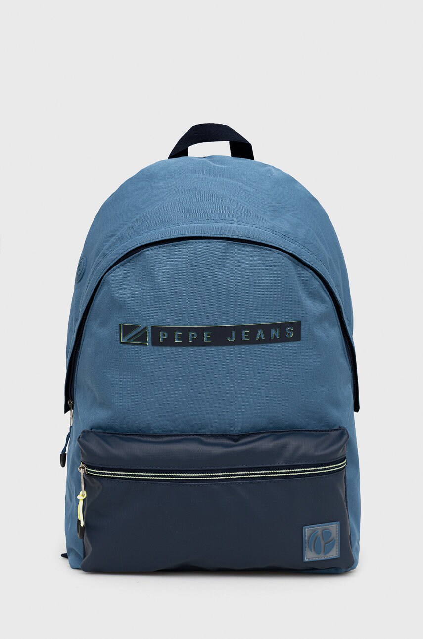 Pepe jeans ghiozdan copii mare, cu imprimeu