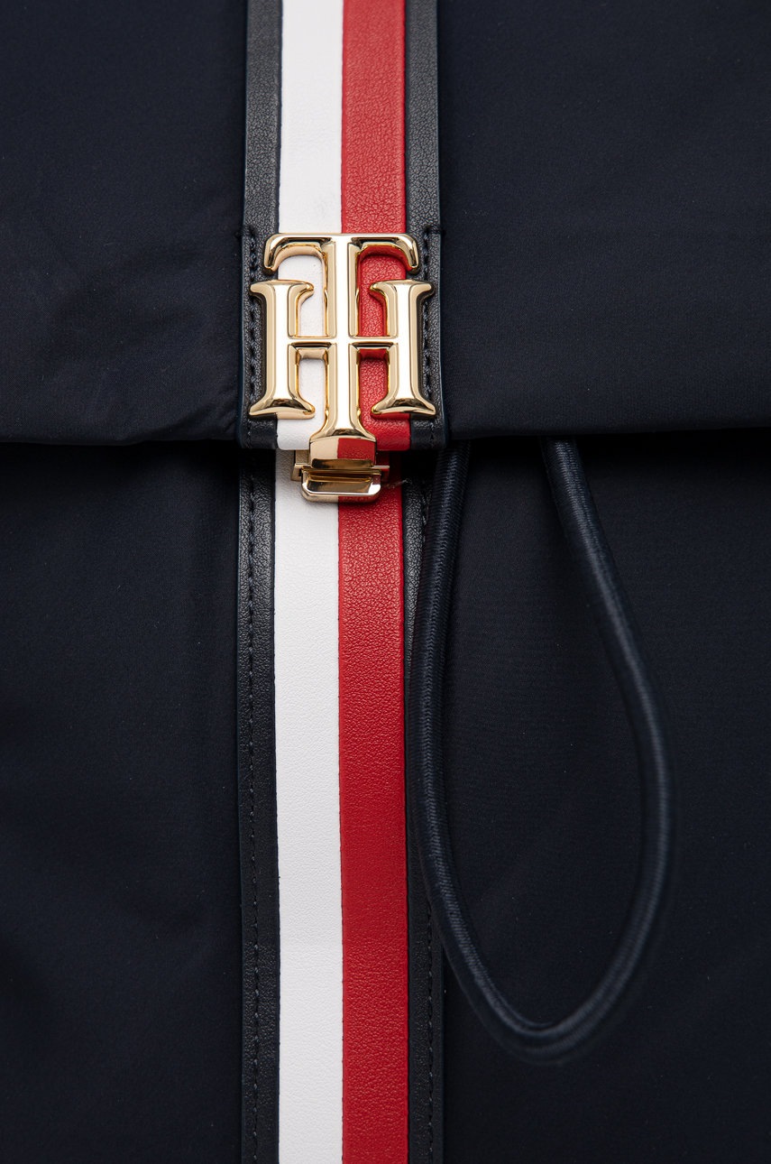 

Рюкзак Tommy Hilfiger жіночий колір синій великий з аплікацією