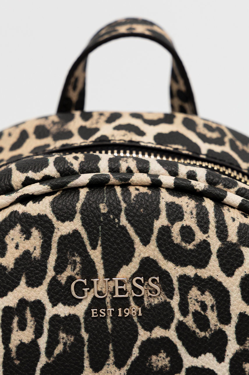 

Рюкзак Guess женский цвет коричневый маленький с узором