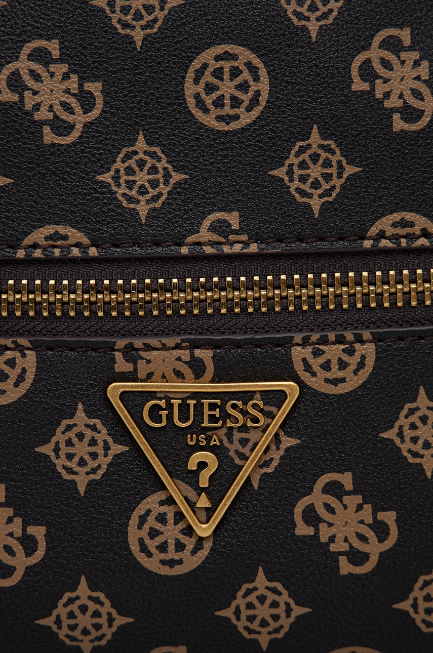 

Рюкзак Guess жіночий колір коричневий малий візерунок