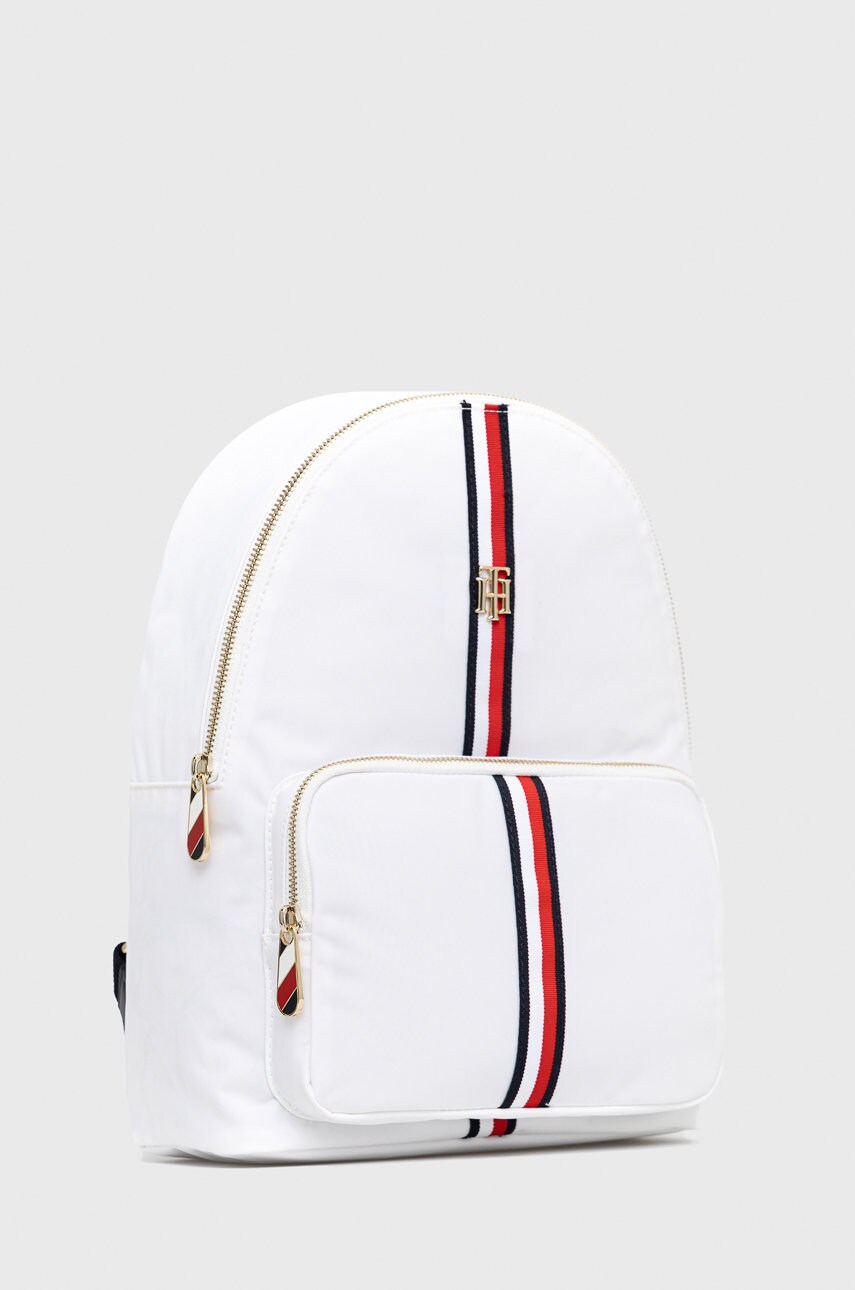 

Рюкзак Tommy Hilfiger жіночий колір білий малий з аплікацією