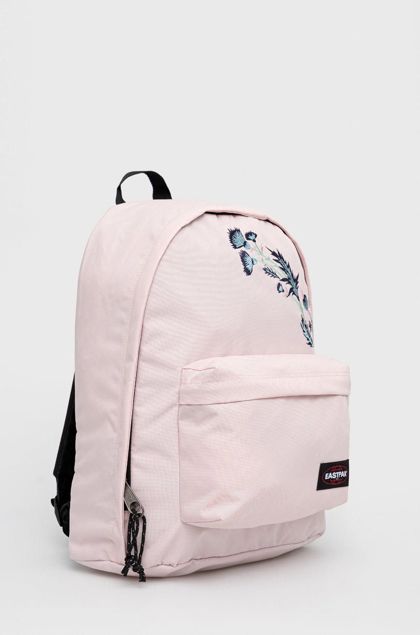 

Рюкзак Eastpak женский цвет розовый большой с аппликацией