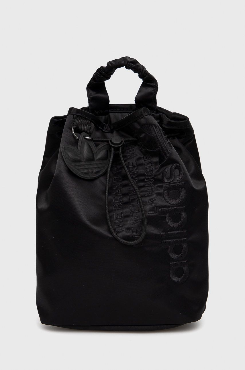 adidas Originals rucsac femei culoarea negru mic neted
