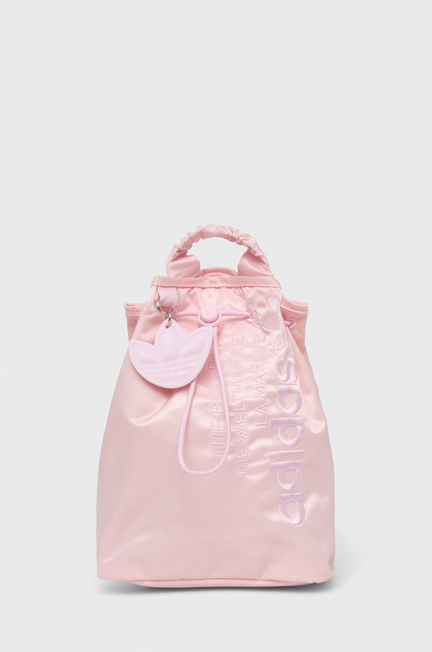 Adidas Originals plecak damski kolor różowy mały z aplikacją
