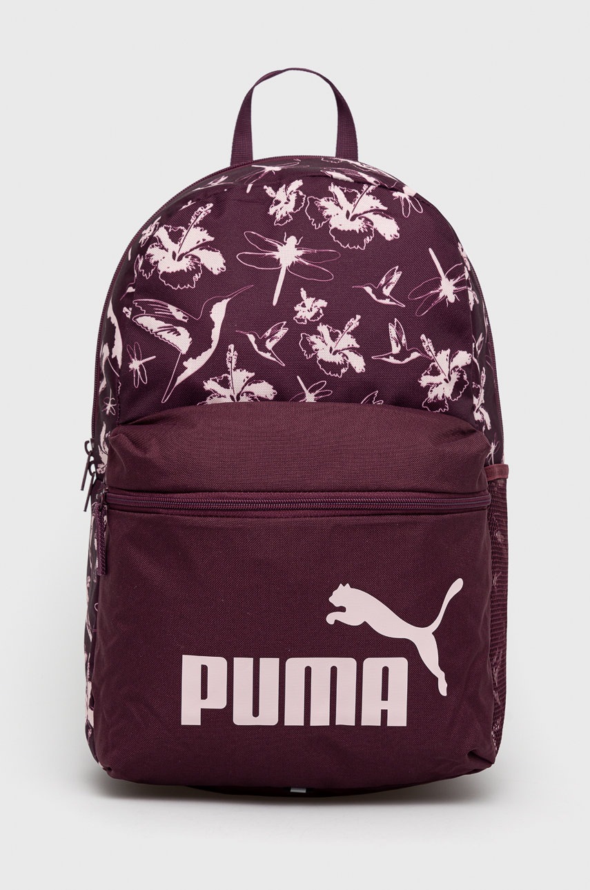 

Раница Puma 78046 дамски в бордо голям размер с десен
