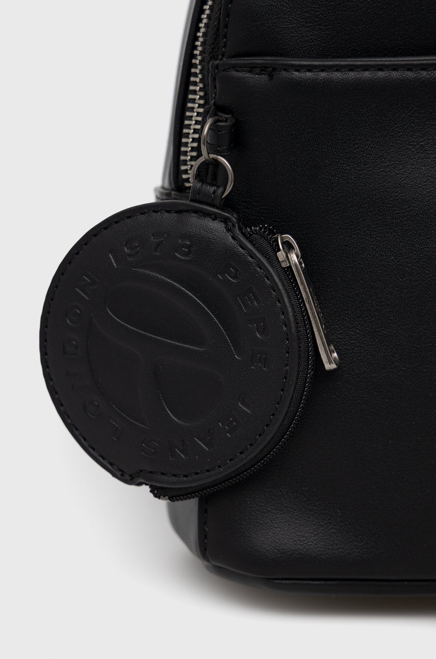 

Рюкзак Pepe Jeans Salma Back Pack женский цвет чёрный маленький однотонный