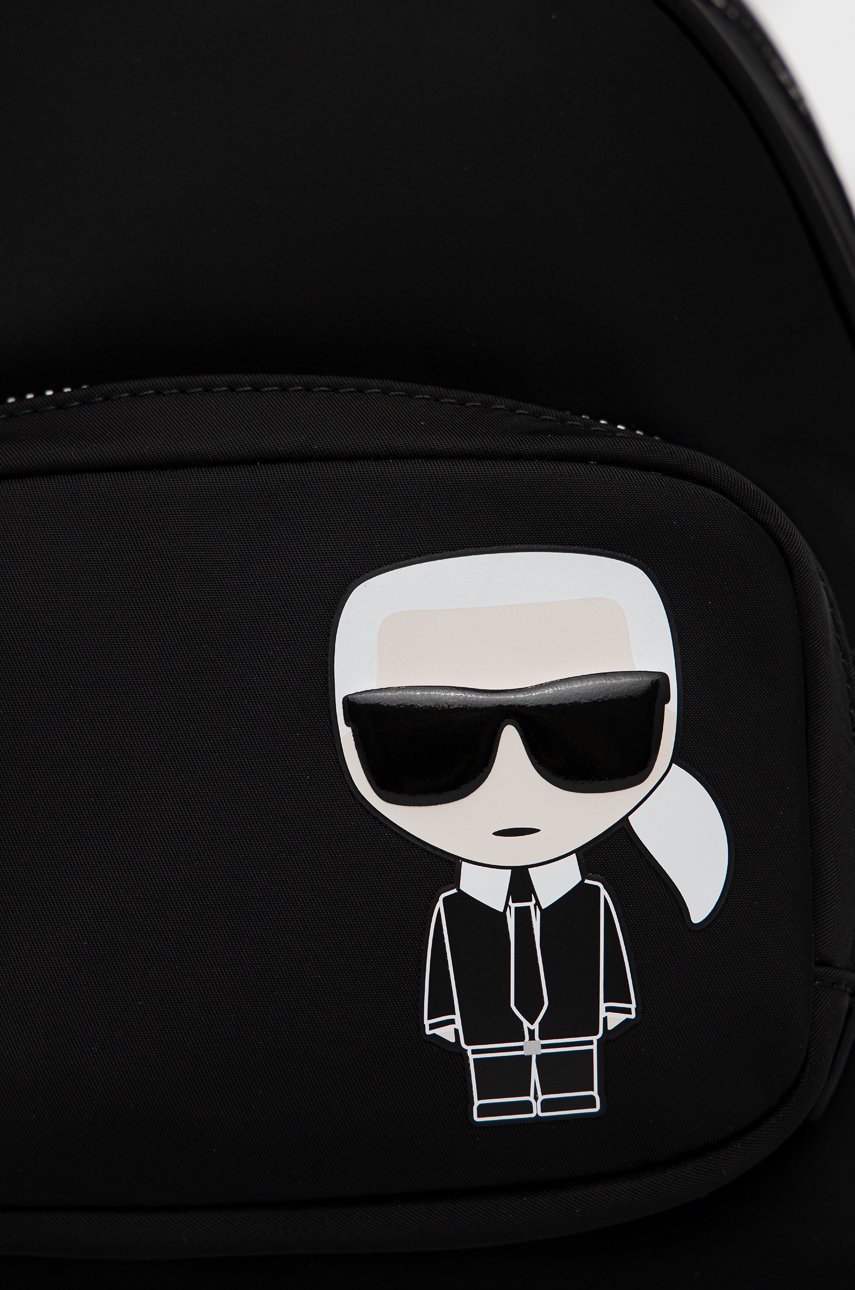 

Рюкзак Karl Lagerfeld жіночий колір чорний малий з принтом