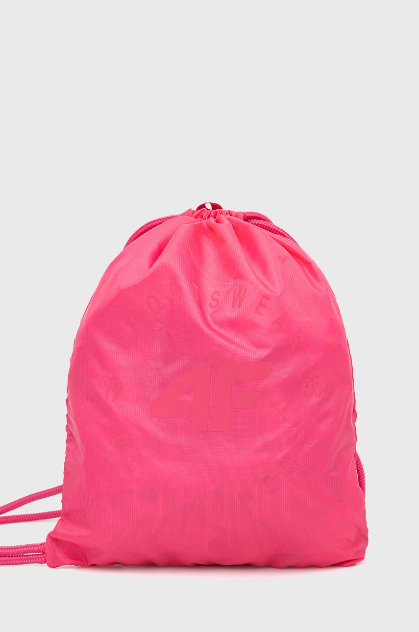 

Раница 4F в розово с принт, Розов