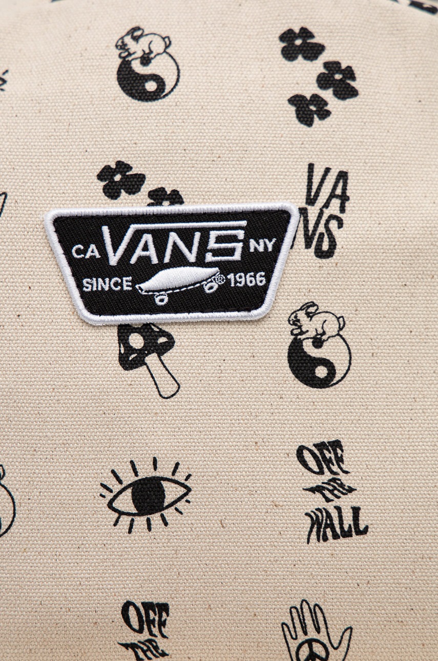 

Рюкзак Vans женский цвет бежевый большой узорный