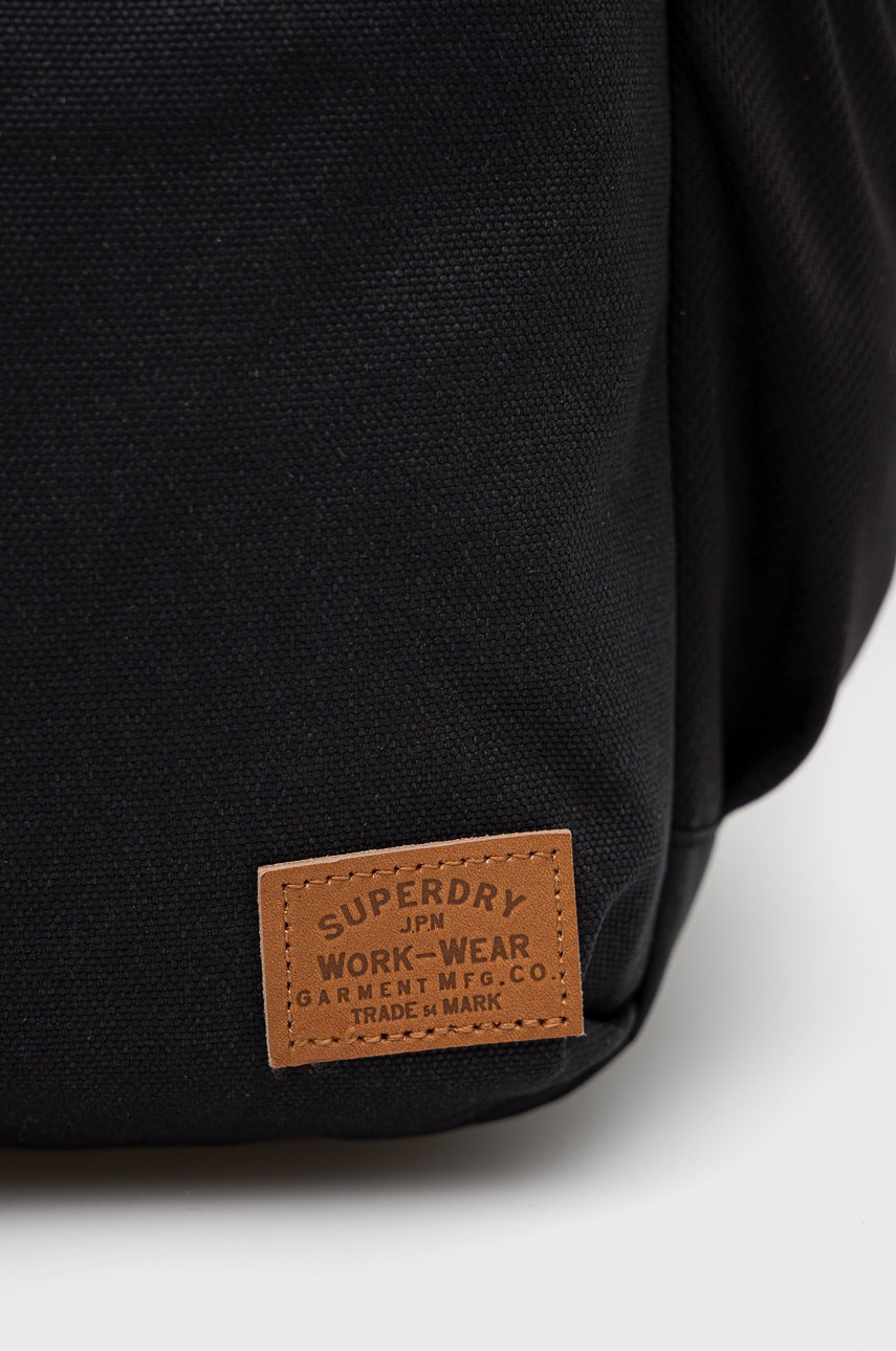 

Рюкзак Superdry женский цвет чёрный большой однотонный