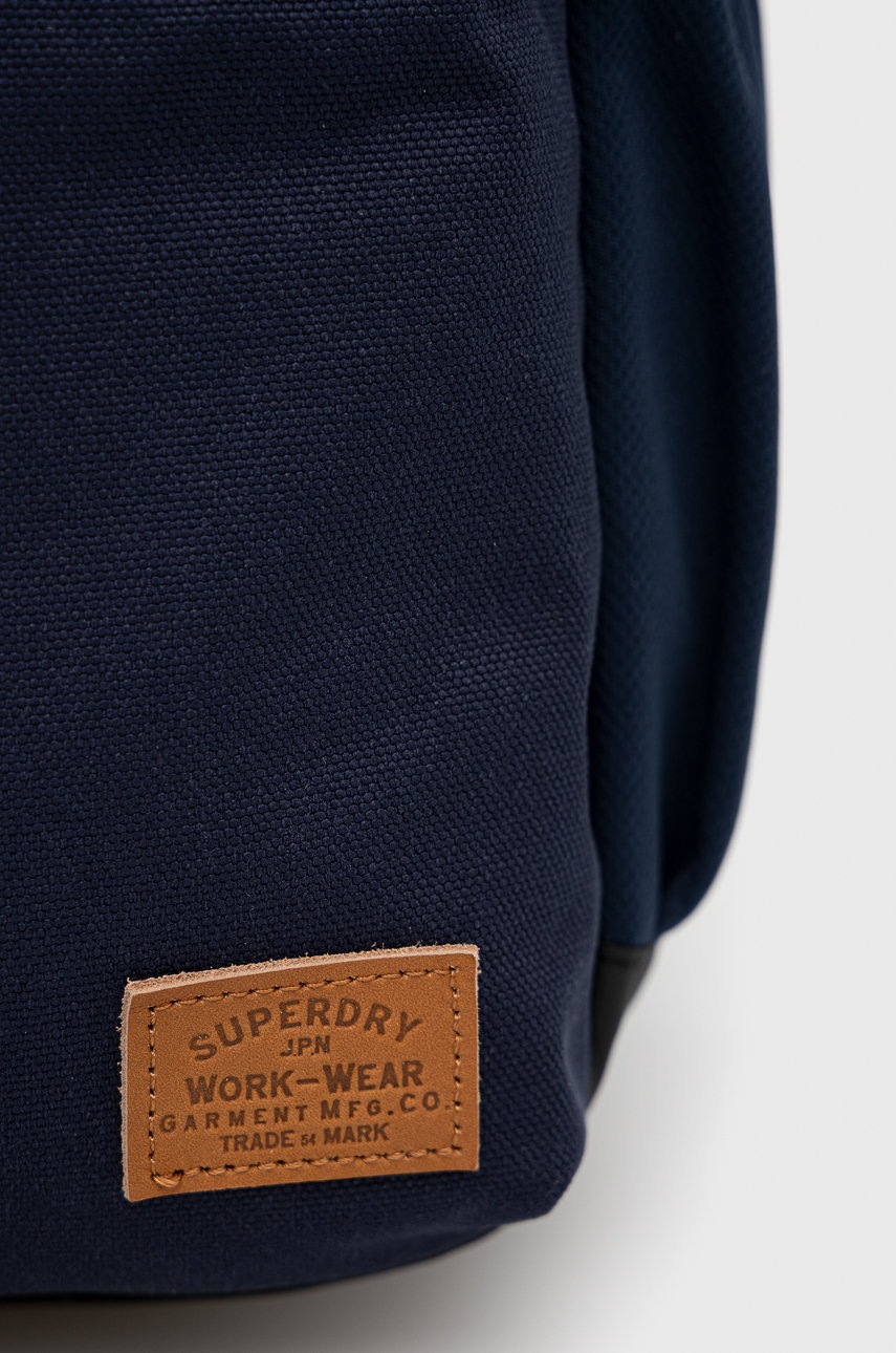 

Рюкзак Superdry жіночий колір синій великий однотонний