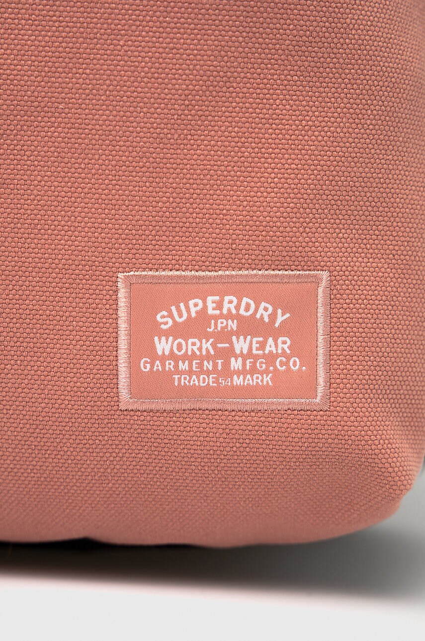 

Рюкзак Superdry жіночий колір рожевий великий однотонний
