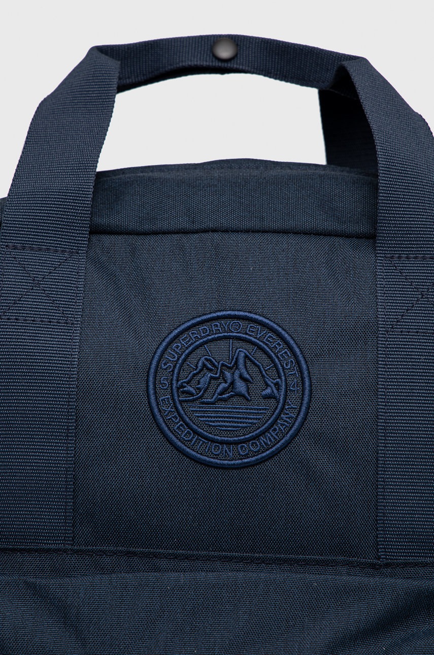 

Рюкзак Superdry жіночий колір синій великий однотонний