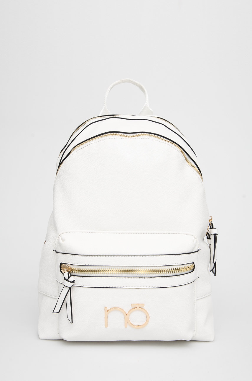 Nobo rucsac femei, culoarea alb, mare, neted