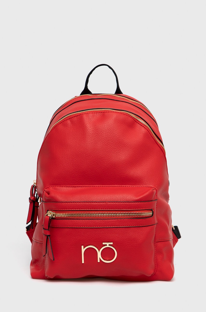 Nobo rucsac femei, culoarea rosu, mare, neted