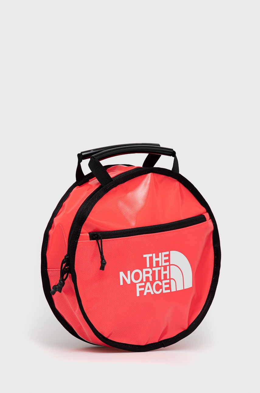 

Рюкзак The North Face женский цвет розовый маленький с принтом