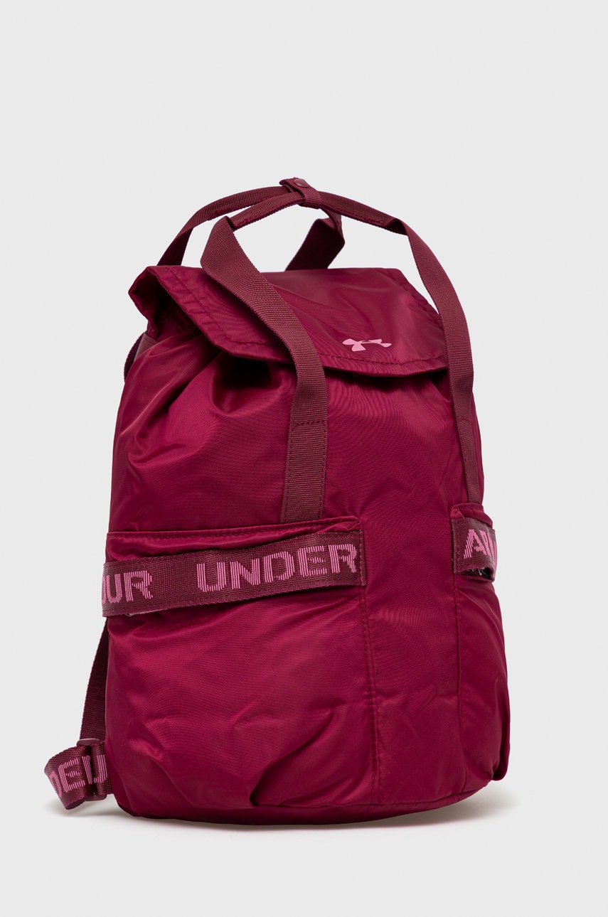 

Рюкзак Under Armour жіночий колір бордовий малий однотонний