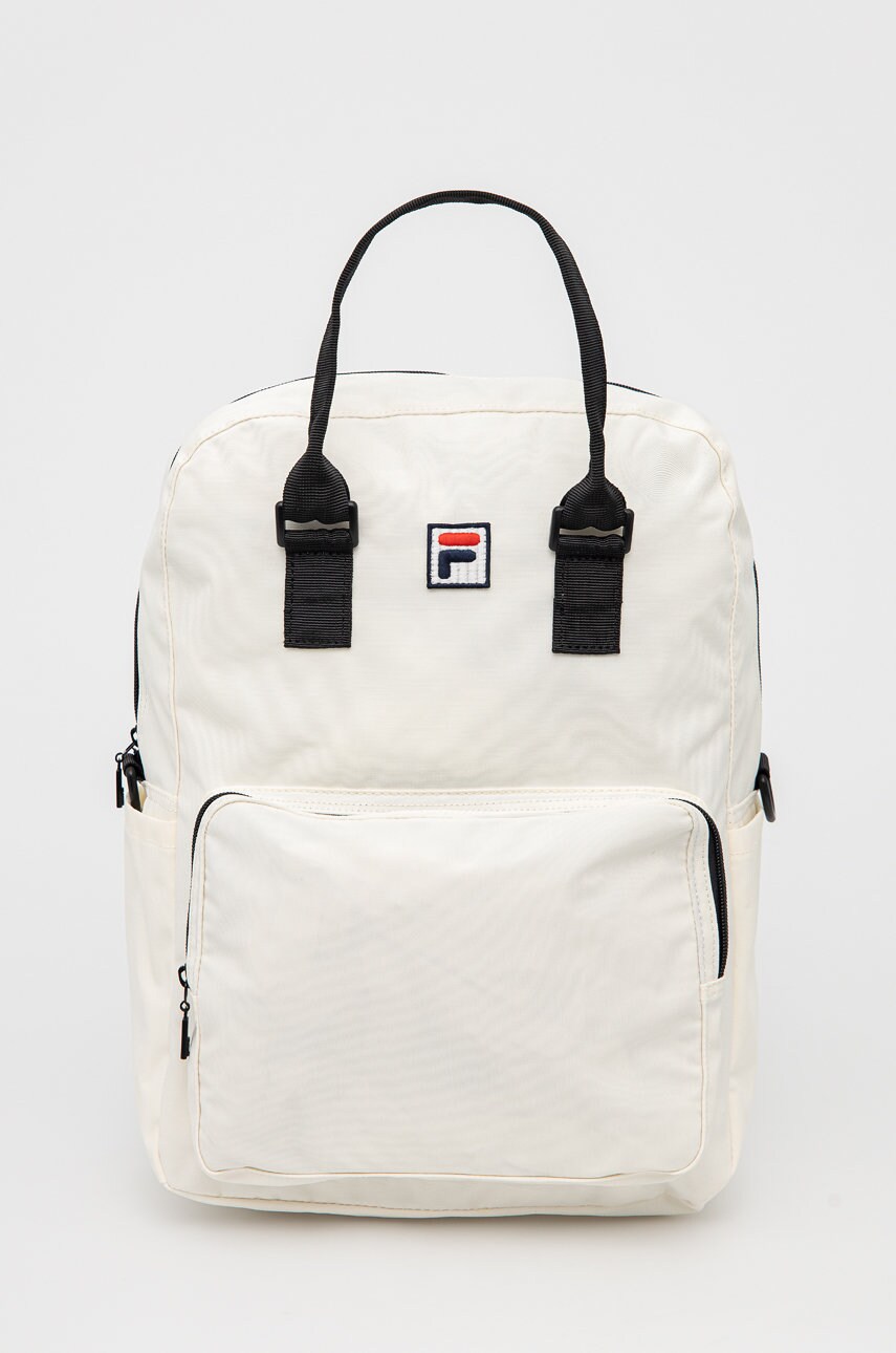 Fila rucsac femei, culoarea alb, mare, neted