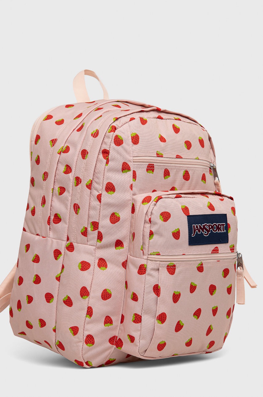 

Рюкзак Jansport жіночий колір рожевий великий візерунок