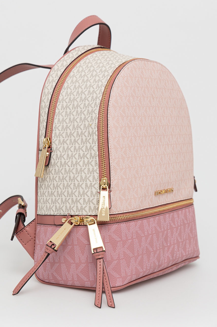 

Рюкзак MICHAEL Michael Kors женский цвет розовый маленький узорный