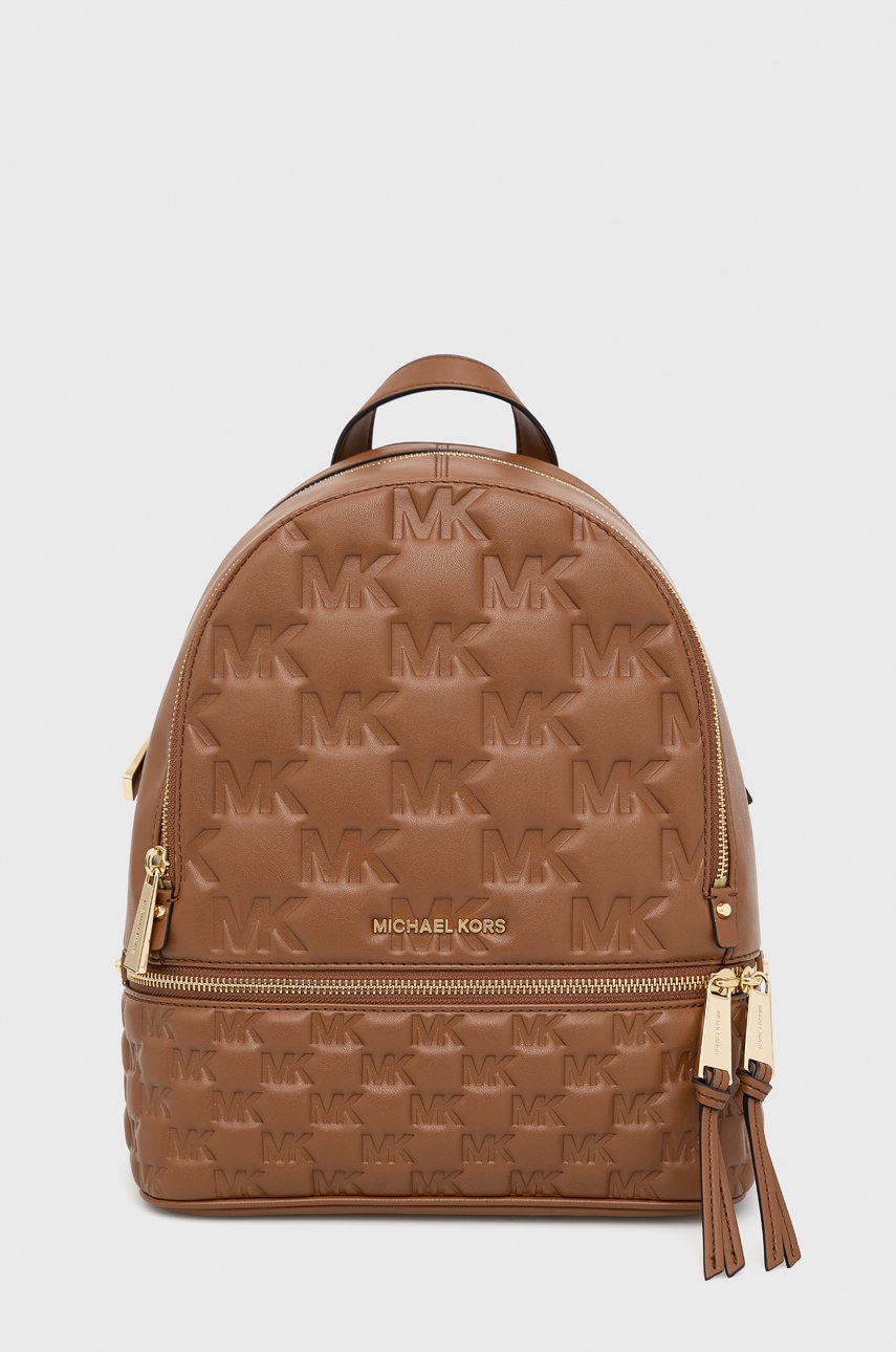Michael michael kors rucsac femei, culoarea maro, mic, neted