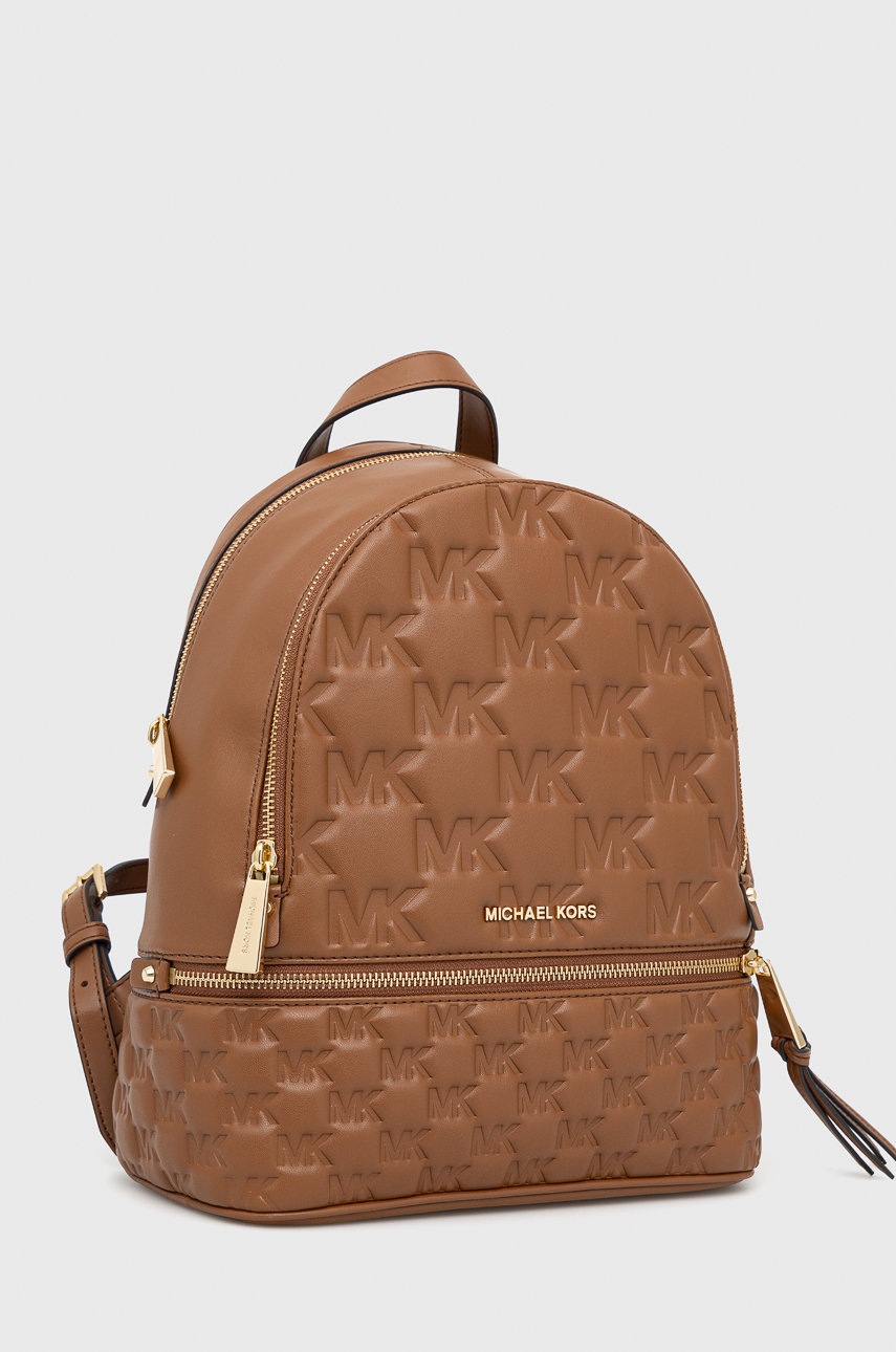 

Рюкзак MICHAEL Michael Kors жіночий колір коричневий малий однотонний