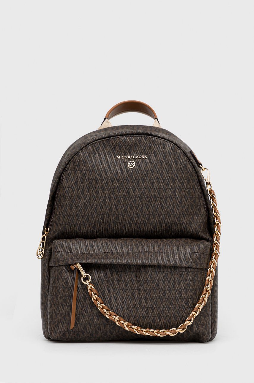 MICHAEL Michael Kors rucsac femei, culoarea maro, mic, modelator