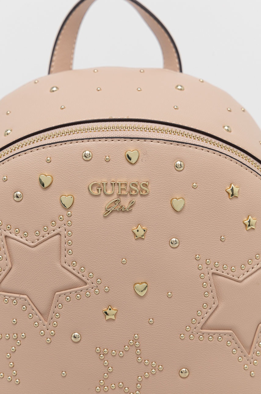 

Детский рюкзак Guess цвет розовый маленький с аппликацией
