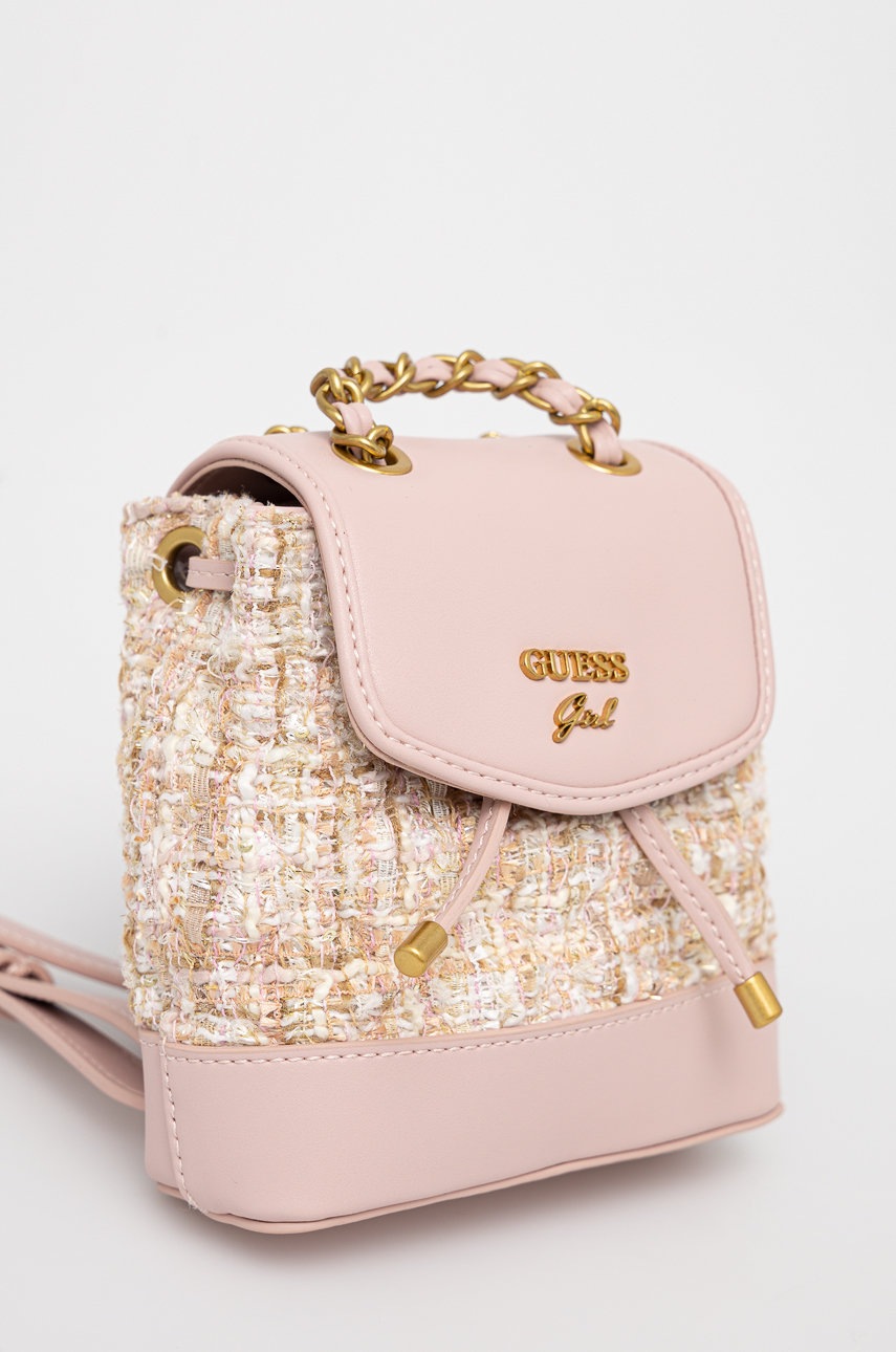 

Детский рюкзак Guess цвет розовый маленький узорный
