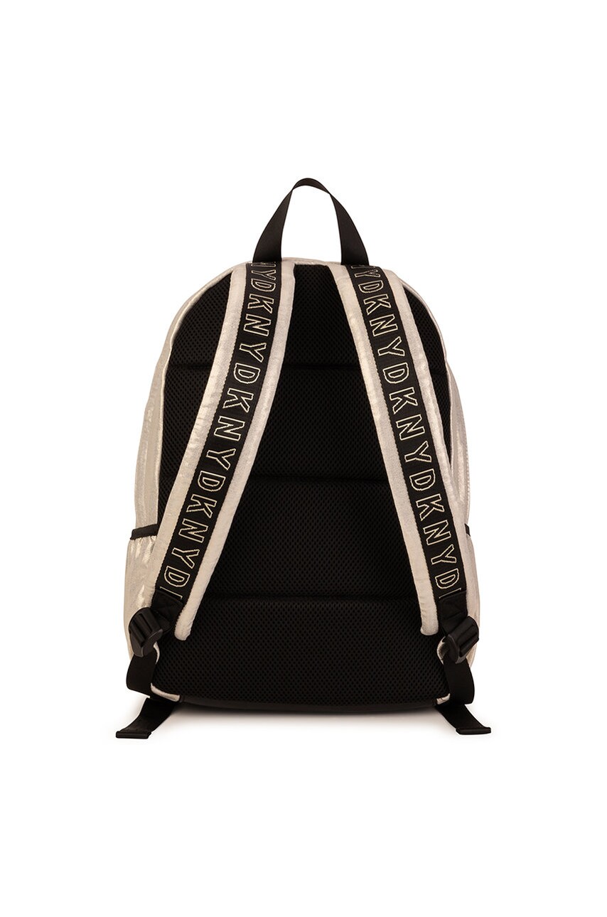 

Детский рюкзак Dkny цвет золотой маленький однотонный