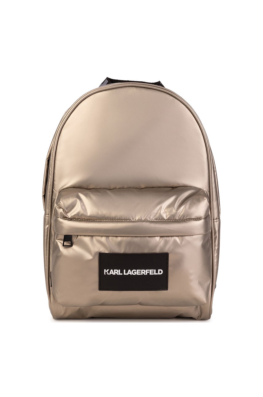 Karl lagerfeld ghiozdan copii culoarea bej, mic, neted