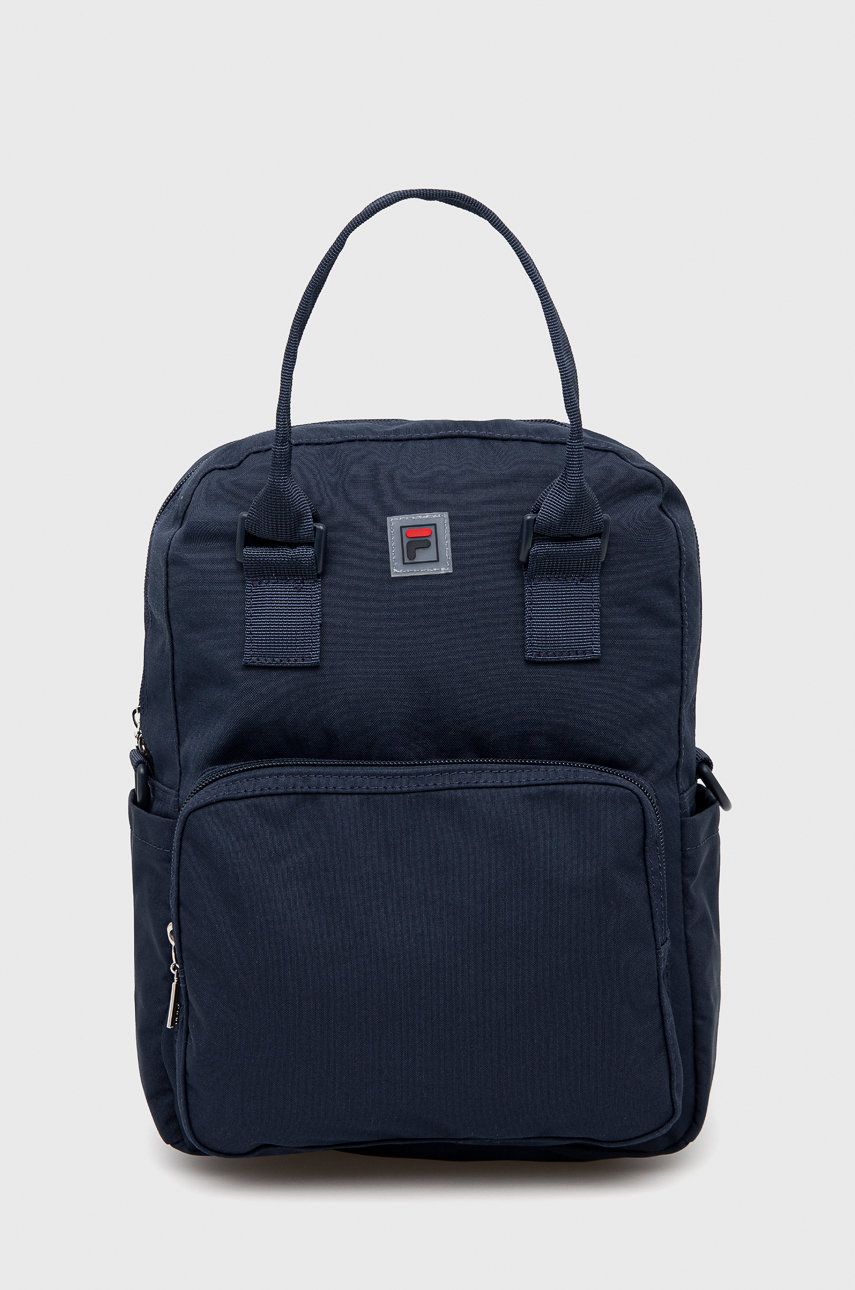 Dětský batoh Fila tmavomodrá barva, velký, hladký - námořnická modř -  Podšívka: 100% Polyester
