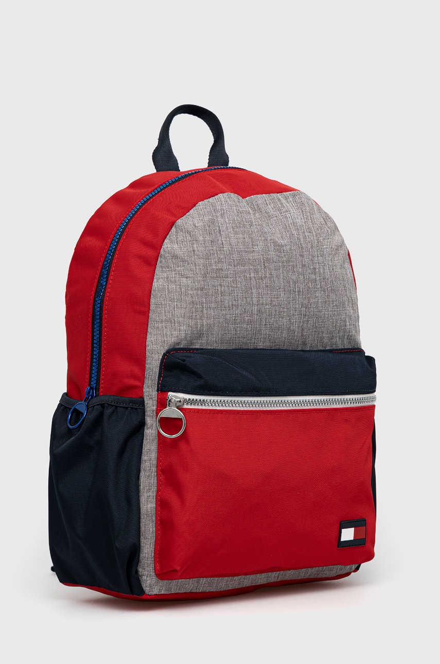 

Детский рюкзак Tommy Hilfiger цвет красный большой узорный