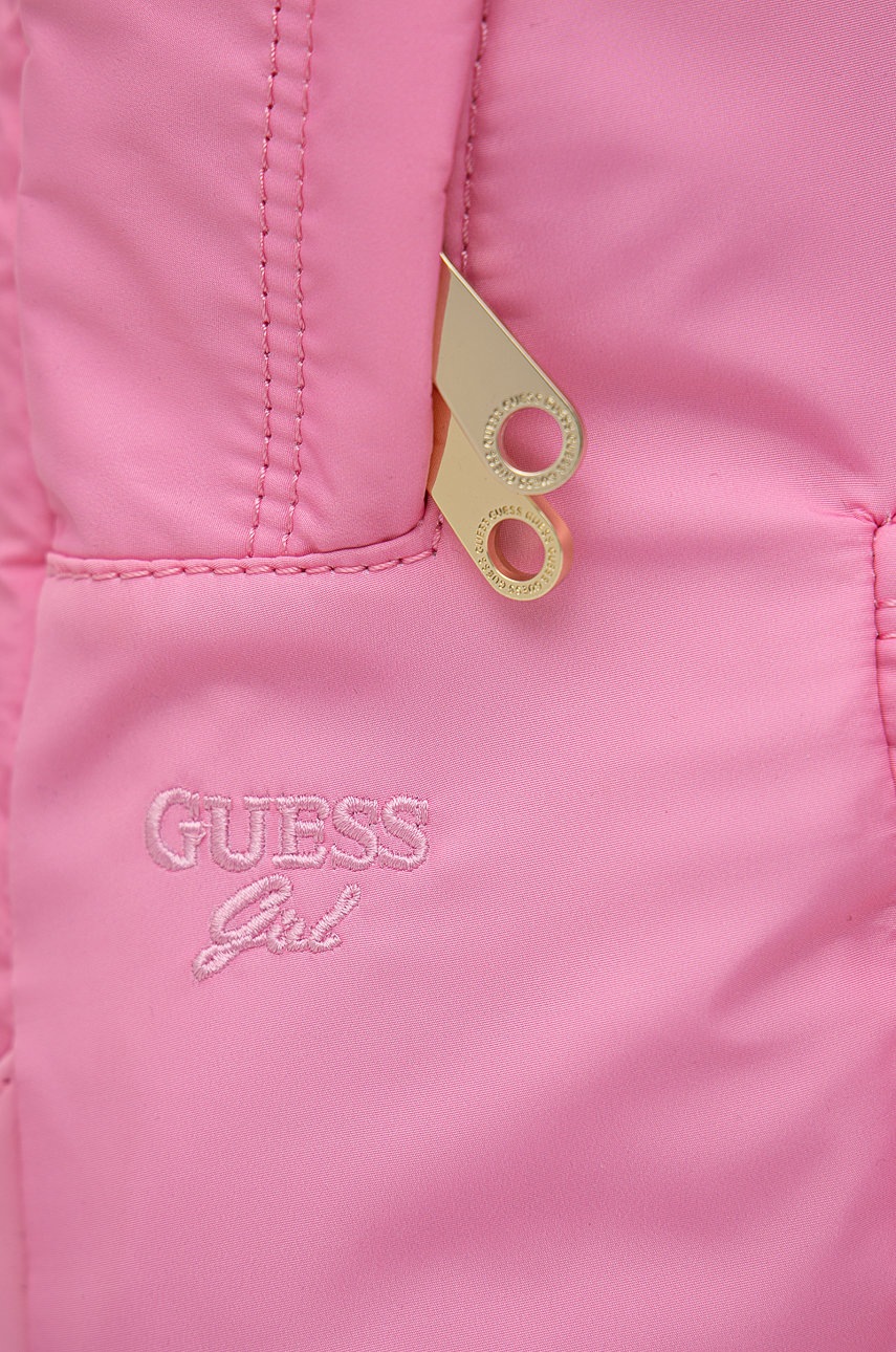 

Дитячий рюкзак Guess колір рожевий малий з принтом