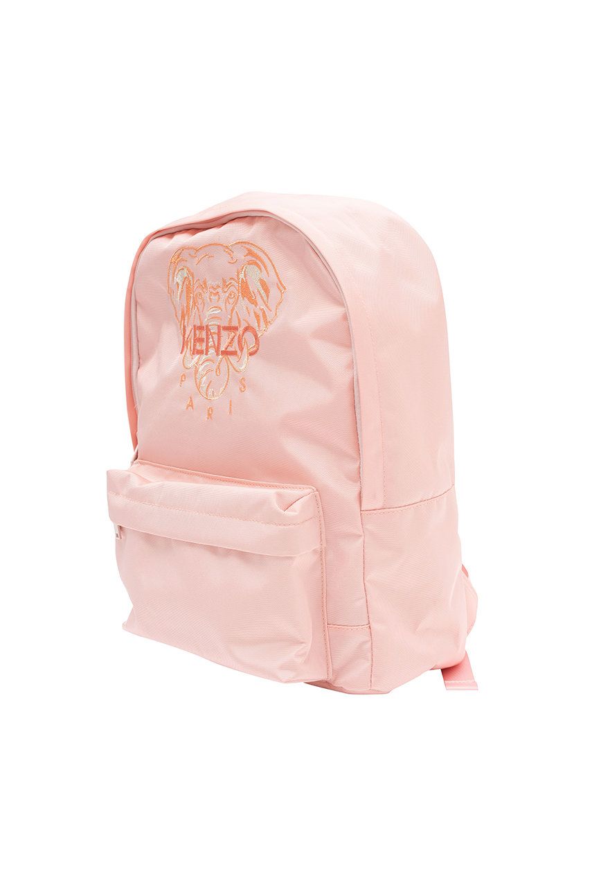 Kenzo Kids plecak dziecięcy kolor różowy duży z aplikacją
