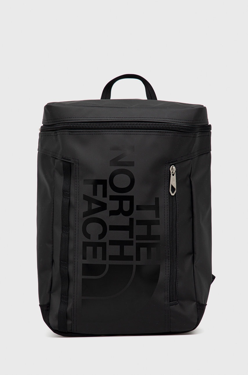 

Раница The North Face в черно голям размер с принт, Черен