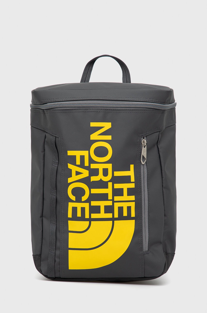

Раница The North Face в сиво голям размер с принт, Сив