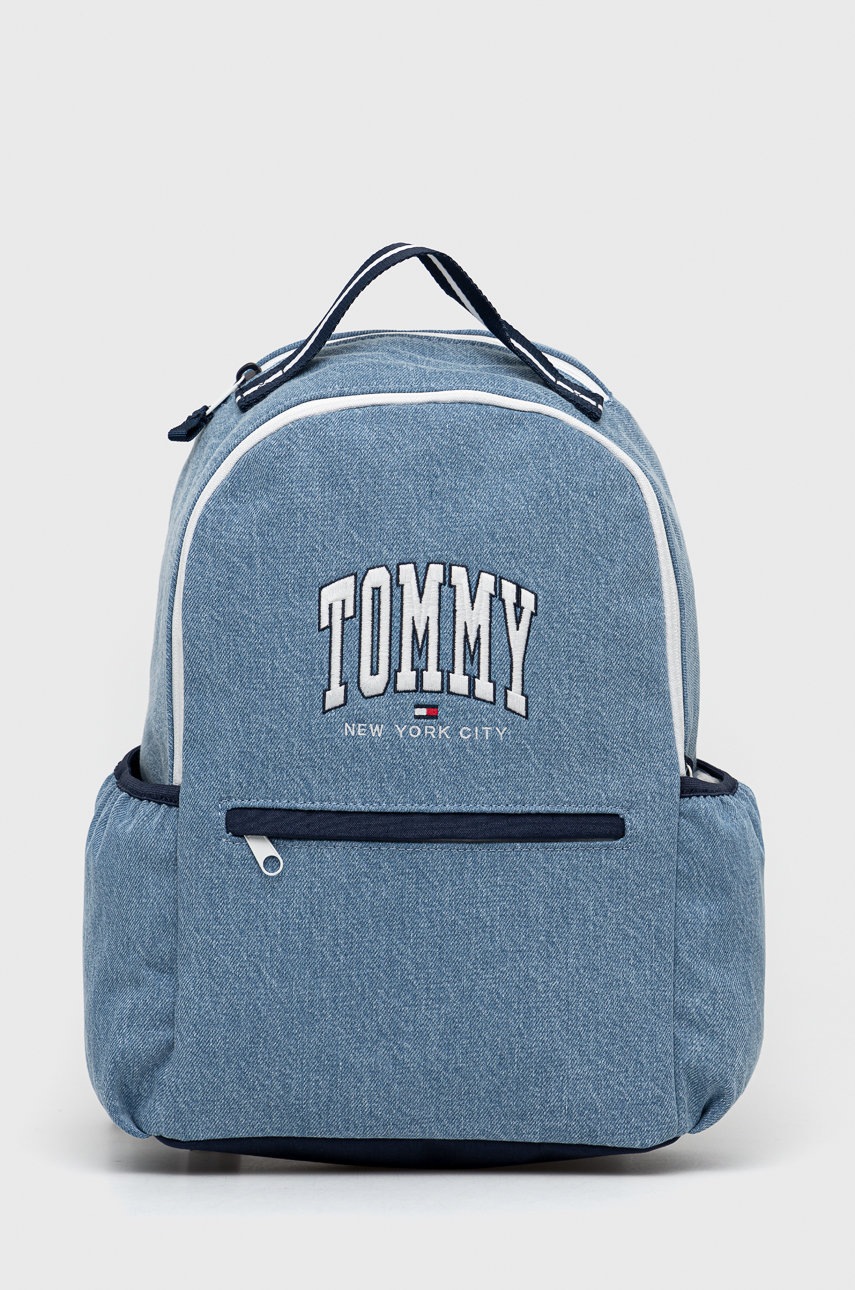 

Раница Tommy Hilfiger малък размер с апликация, Син