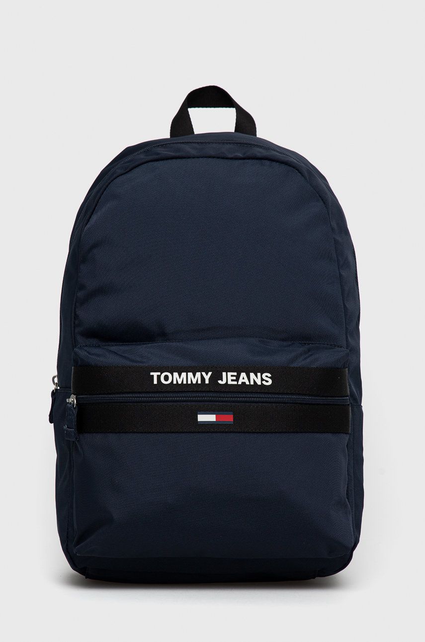 

Раница Tommy Jeans мъжка в тъмносиньо голям размер с изчистен дизайн, Тъмносин