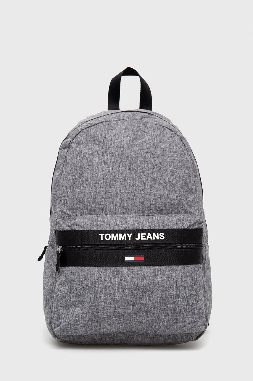 Tommy Jeans Rucsac bărbați, culoarea gri, mare, material neted answear imagine noua