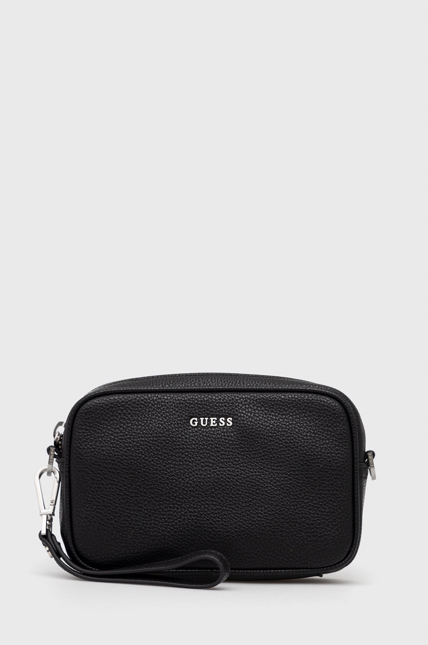 

Чанта през рамо Guess в черно, Черен